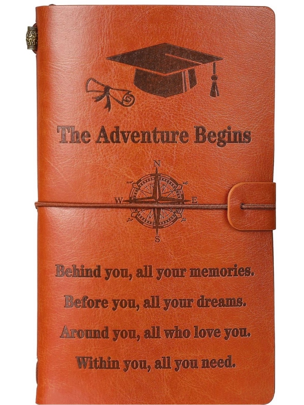 Brown Inspirational Journal Notebook graduation gifts